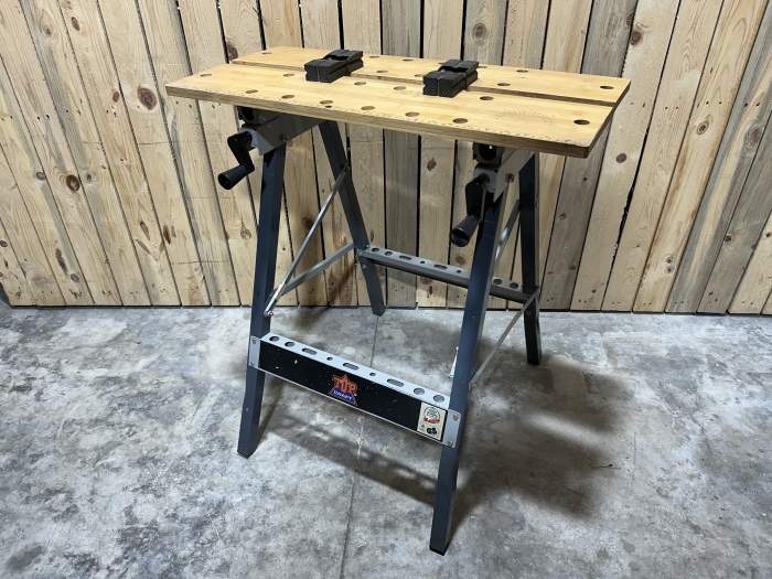 MESA DE TRABAJO PLEGABLE TOP CRAFT 70X50X80
