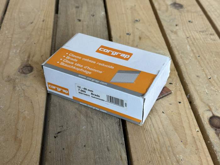 PACK 7.000 CLAVOS CABEZA REDUCIDA 40 MM