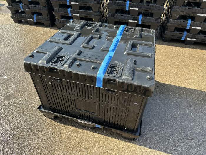 PALET BOX PLEGABLE INDUSTRIAL 114×119×85 CM