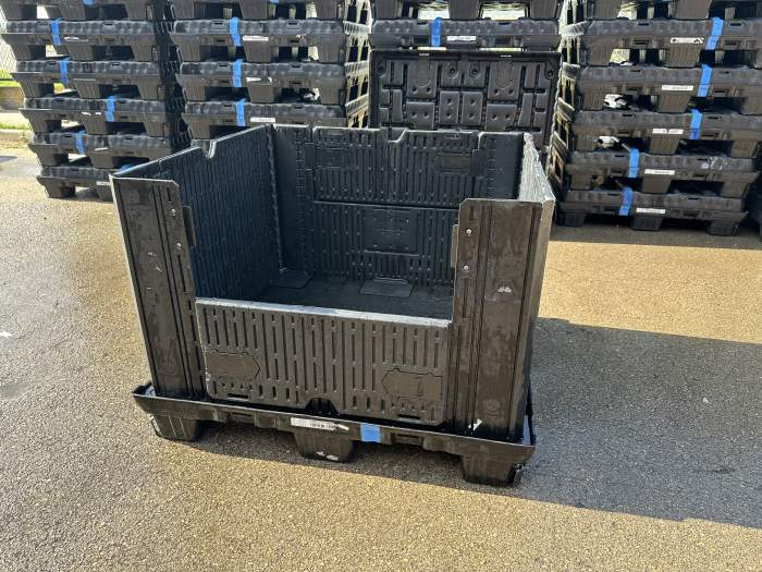 PALET BOX PLEGABLE INDUSTRIAL 114×119×85 CM