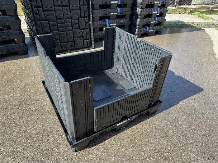 PALET BOX PLEGABLE INDUSTRIAL 114×119×85 CM