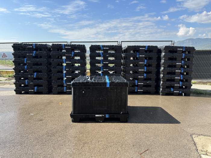 PALET BOX PLEGABLE INDUSTRIAL 114×119×85 CM