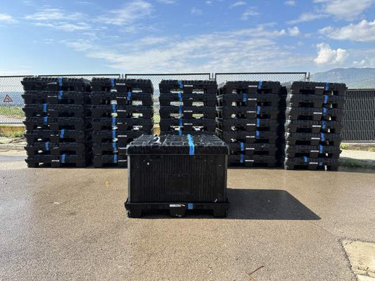 PALET BOX PLEGABLE INDUSTRIAL 114×119×85 CM