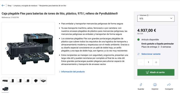 PALET BOX PLEGABLE INDUSTRIAL 114×119×85 CM