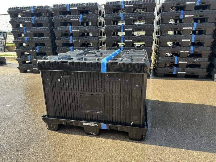 PALET BOX PLEGABLE INDUSTRIAL 114×119×85 CM