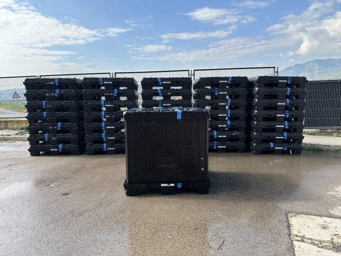 PALET BOX PLEGABLE INDUSTRIAL 114×119×115 CM