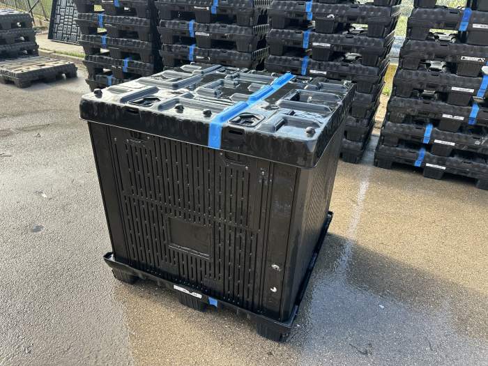 PALET BOX PLEGABLE INDUSTRIAL 114×119×115 CM