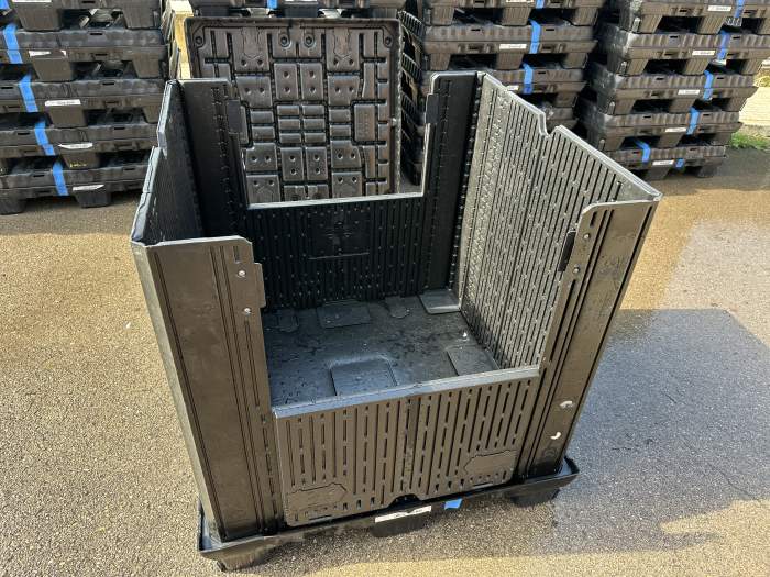 PALET BOX PLEGABLE INDUSTRIAL 114×119×115 CM