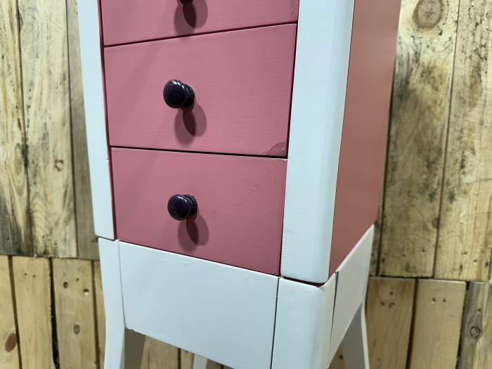 ARMARIO JOYERO ROSA 92x34x26cm