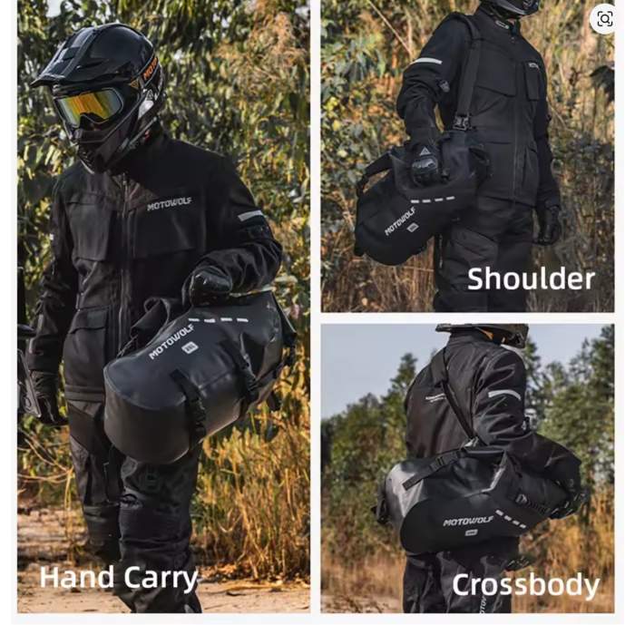 ALFORJAS MOTO IMPERMEABLES 18L MOTOWOLF