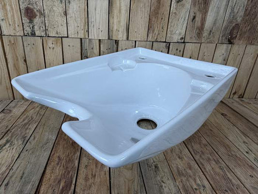 PORCELANA PARA LAVACABEZAS BLANCA MOD.1