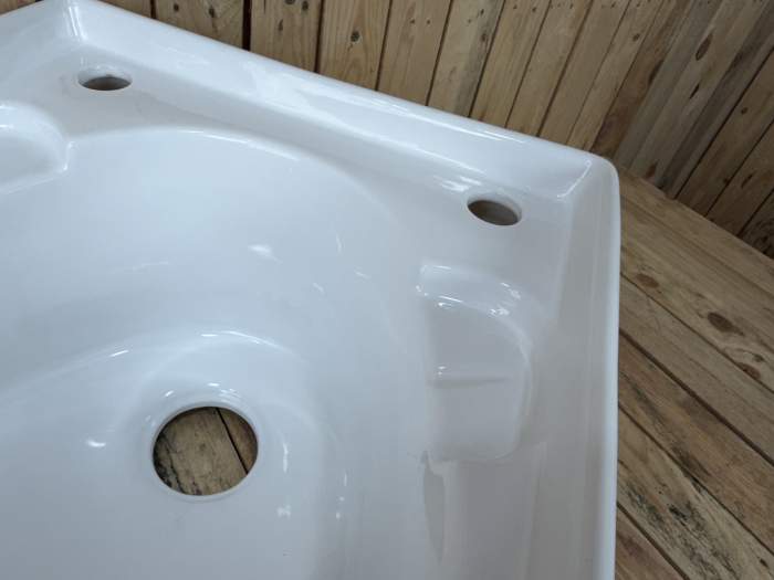PORCELANA PARA LAVACABEZAS BLANCA MOD.1
