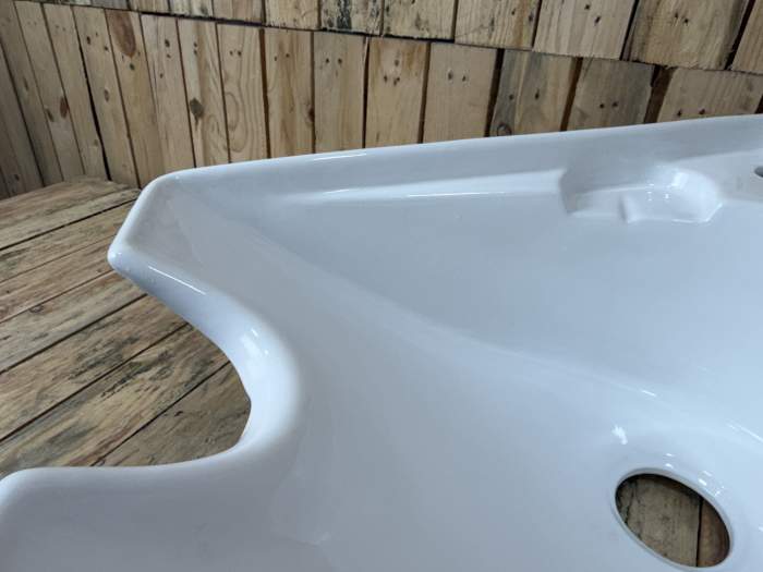 PORCELANA PARA LAVACABEZAS BLANCA MOD.1