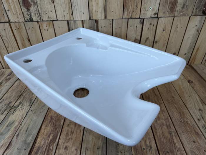 PORCELANA PARA LAVACABEZAS BLANCA MOD.1