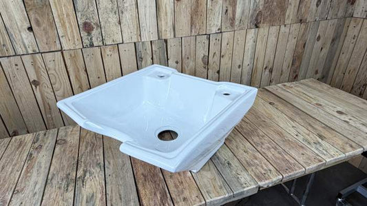 PORCELANA PARA LAVACABEZAS BLANCA MOD.4