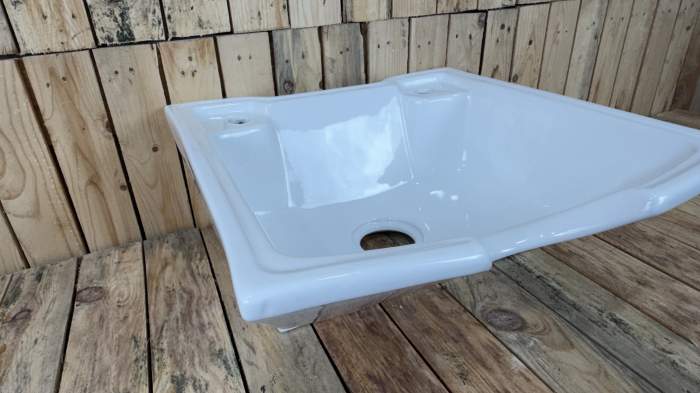 PORCELANA PARA LAVACABEZAS BLANCA MOD.4