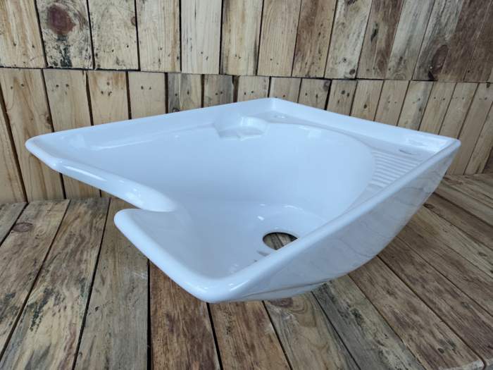 PORCELANA PARA LAVACABEZAS BLANCA MOD.5