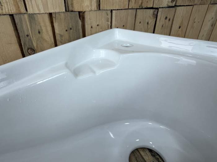 PORCELANA PARA LAVACABEZAS BLANCA MOD.5