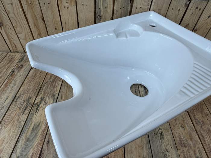 PORCELANA PARA LAVACABEZAS BLANCA MOD.5