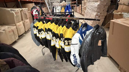 Lote 100 Chaquetas Moto Cuero Garibaldi