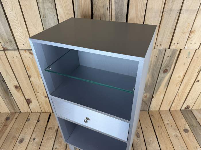 ARMARIO AUXILIAR GRIS 80×40×20 CM