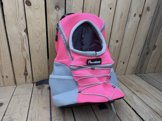 MOCHILA TRASPORTADORA ANIMALES ROSA