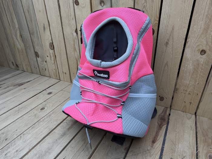 MOCHILA TRASPORTADORA ANIMALES ROSA