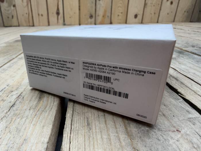 CAJA CON CABLE AIRPODS PRO 1 ORIGINAL