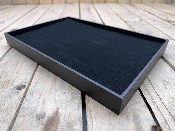 BANDEJA EXPOSITOR TERCIOPELO BISUTERIA 4