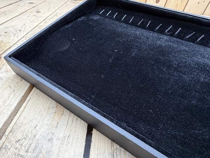 BANDEJA EXPOSITOR TERCIOPELO BISUTERIA 5