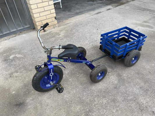 TRICICLO MATALICO CON REMOLQUE