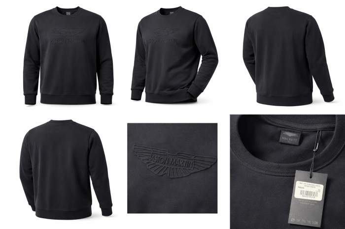 SUDADERA ASTON MARTIN HACKETT 2XL NEGRA