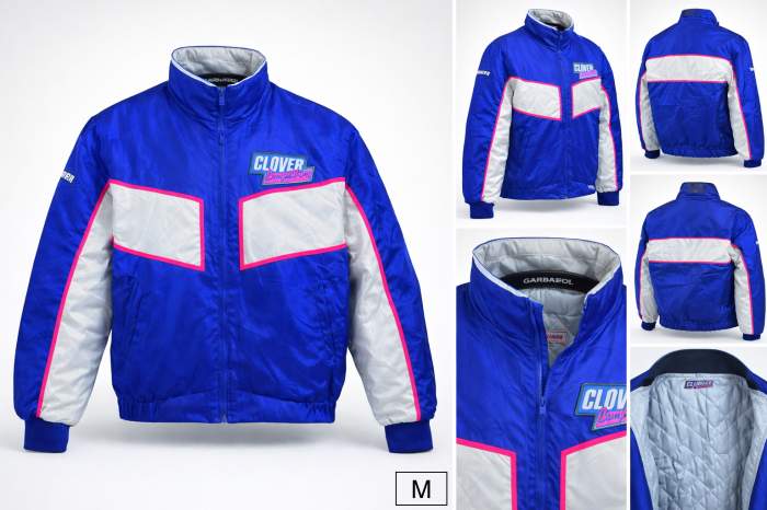 Chaqueta T-M De Moto Clover Competicion Azul - QrBox.es