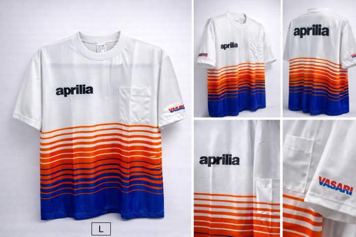 Camiseta De Moto Aprilia Vintage