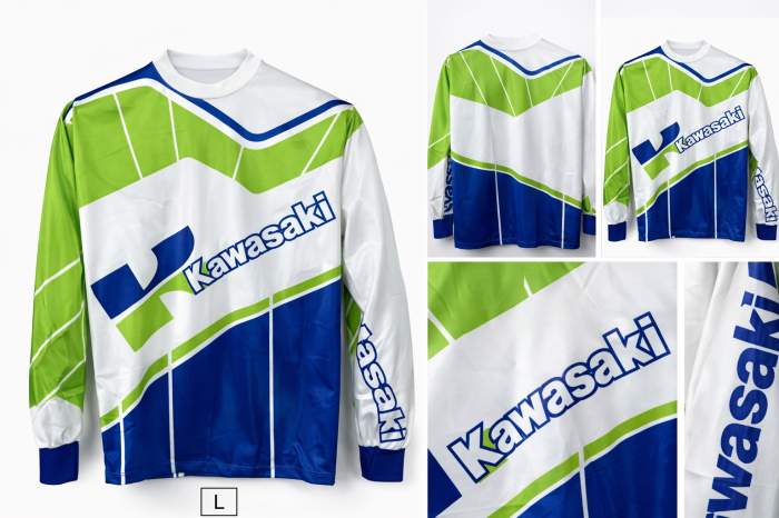 Camiseta De Moto Kawasaki Texari