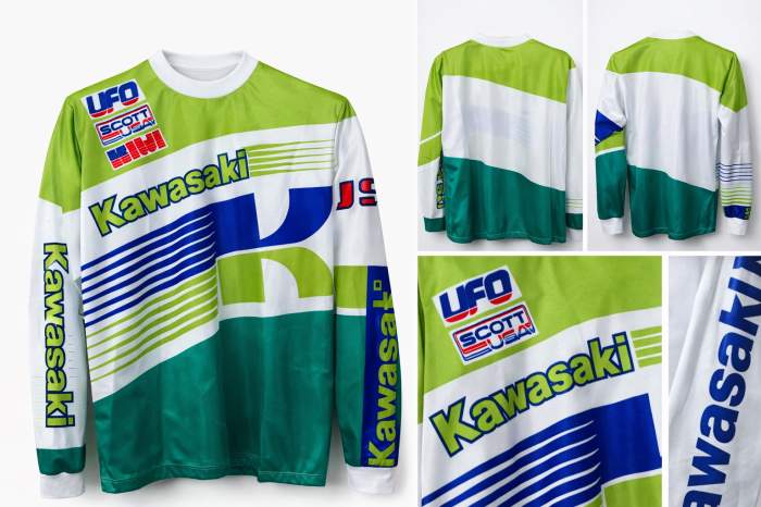 Camiseta De Moto Kawasaki Kiwi