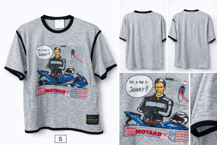 Camiseta T-S Garibaldi Johnny Motard King - QrBox.es