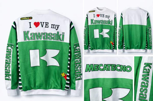Camiseta T-M De Moto I Love My Kawasaki