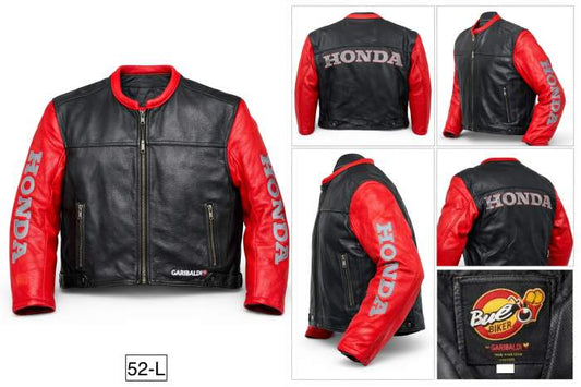 Chaqueta T-L De Moto Garibaldi Honda Negro 2 - QrBox.es