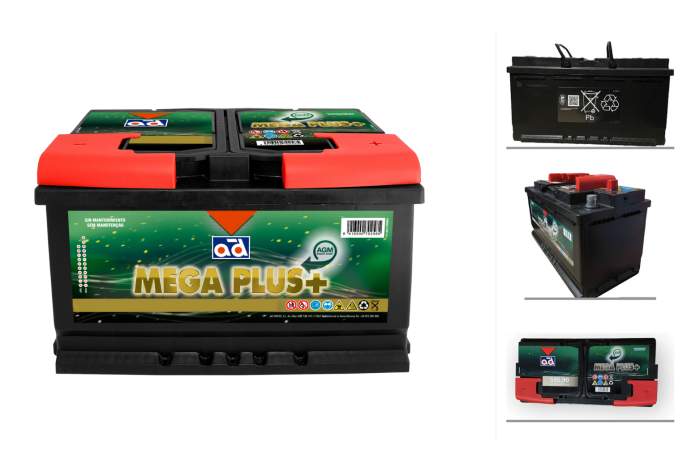 BATERIA AD MEGAPLUS+ AGM START-STOP 95AH 850A