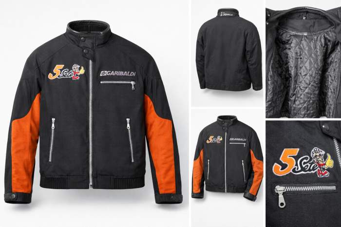 Chaqueta T-M Moto Garibaldi Sete Naranja - QrBox.es