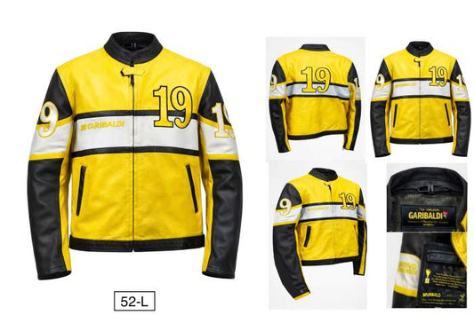 Chaqueta T-L De Moto Garibaldi Amarillo 19 B