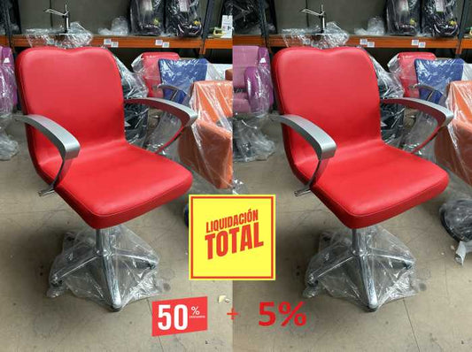 OFERTA 2 SILLONES COMPLETOS OK302 ROJO - QrBox.es