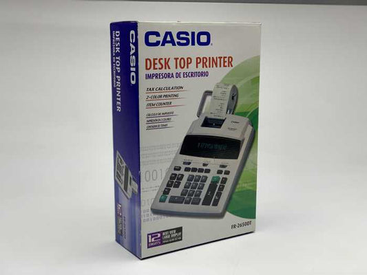 CALCULADORA CASIO FR-2650DT - QrBox.es