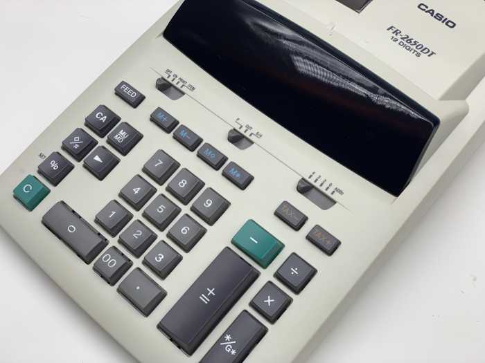 CALCULADORA CASIO FR-2650DT - QrBox.es