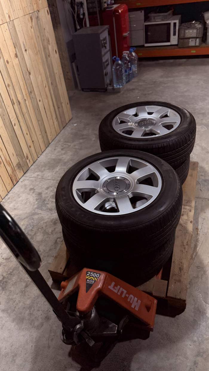 4 LLANTAS 17” + NEUMÁTICOS AUDI A8 (2007) - QrBox.es