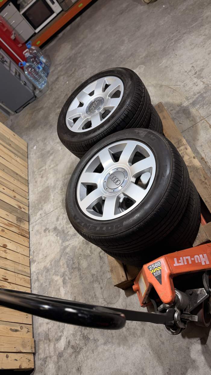 4 LLANTAS 17” + NEUMÁTICOS AUDI A8 (2007) - QrBox.es