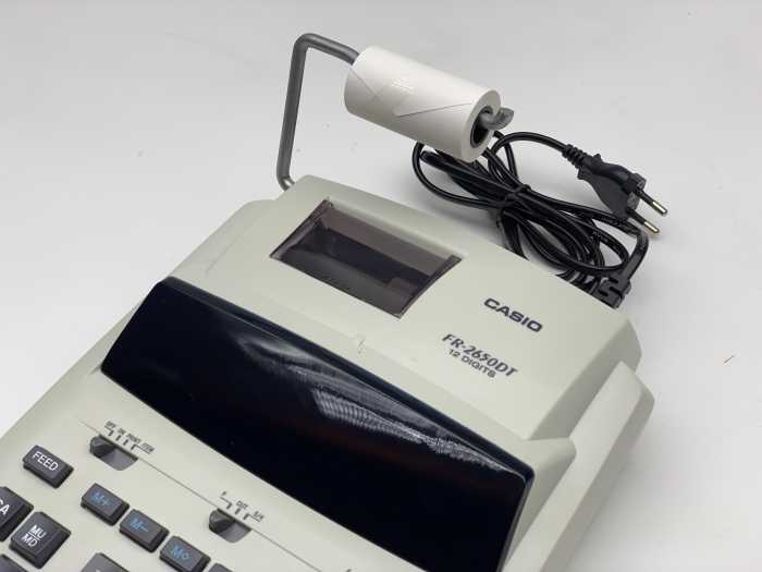 CALCULADORA CASIO FR-2650DT - QrBox.es