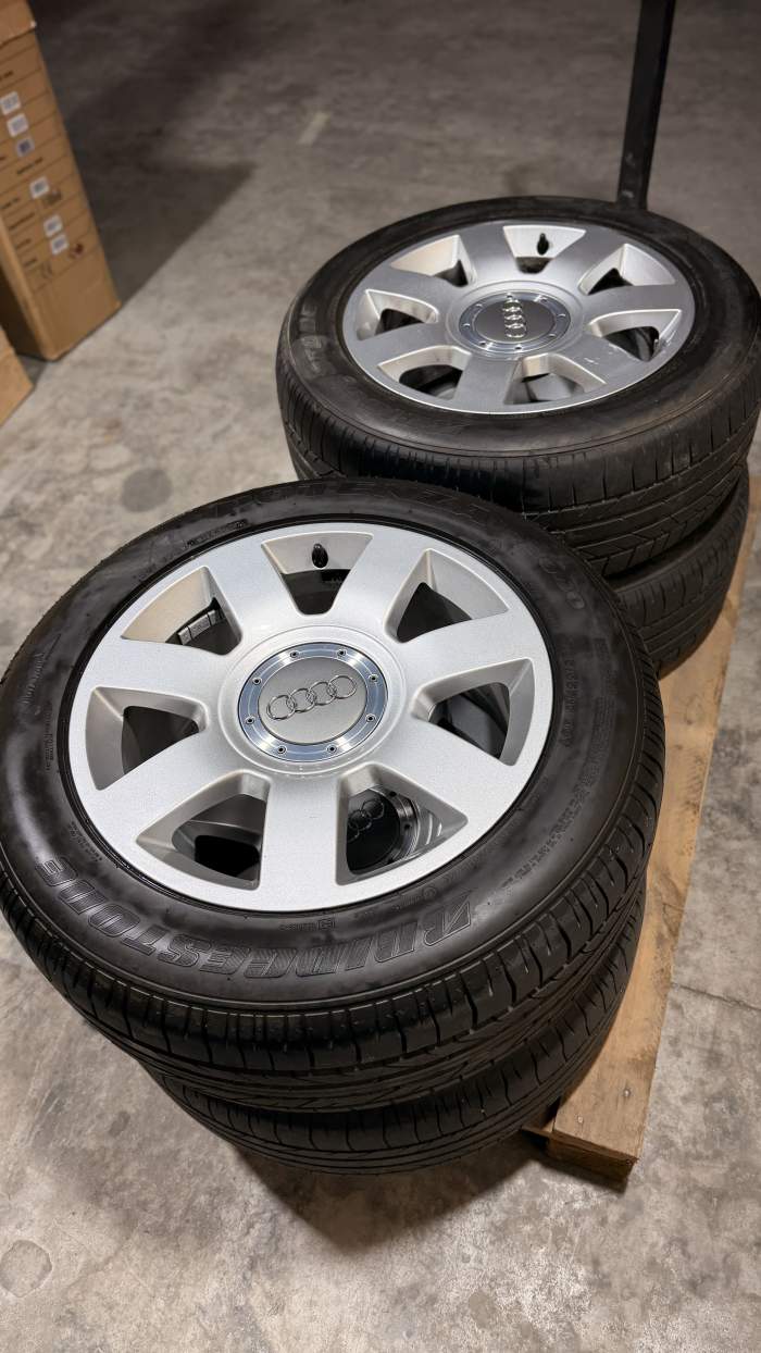 4 LLANTAS 17” + NEUMÁTICOS AUDI A8 (2007) - QrBox.es