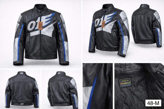 Chaqueta T-M De Moto Competición O1E Negra 3 - QrBox.es